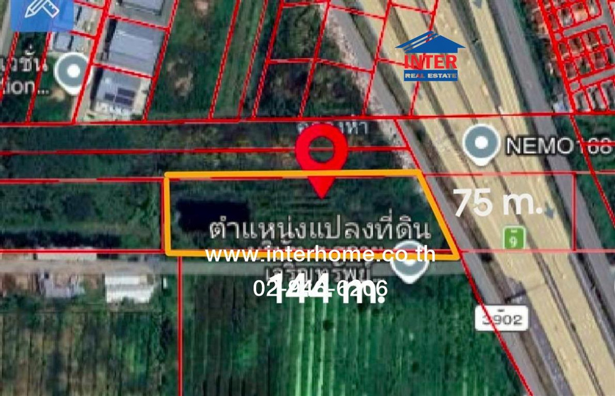 ที่ดินเปล่า 6 ไร่ 295 ตร.ว. ที่ดินเปล่า ใกล้แฟคทอรี่ยาร์ด @ ลำลูกกา ติดถนนเลียบด่วนลำลูกกา ถนนเลียบมอเตอร์เวย์ลำลูกกา ถนนลำลูกกาคลอง5 ลำลูกกา ปทุมธานี – รูปที่ 4