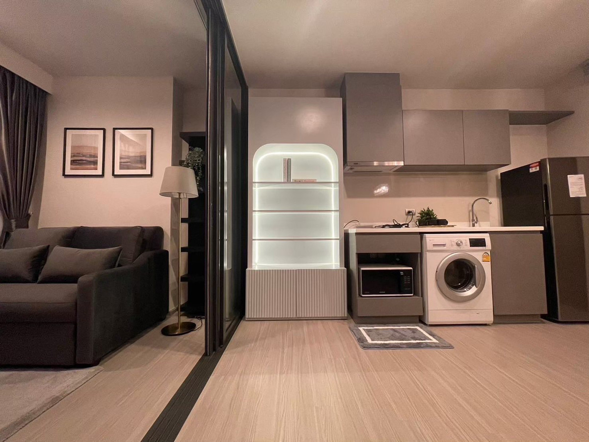 For Rent : Life Asoke Hype ห้องใหญ่ 1ห้องนอน 1ห้องน้ำ ห้องสวย เฟอร์นิเจอร์ครบ พร้อมเข้าอยู่ – รูปที่ 4