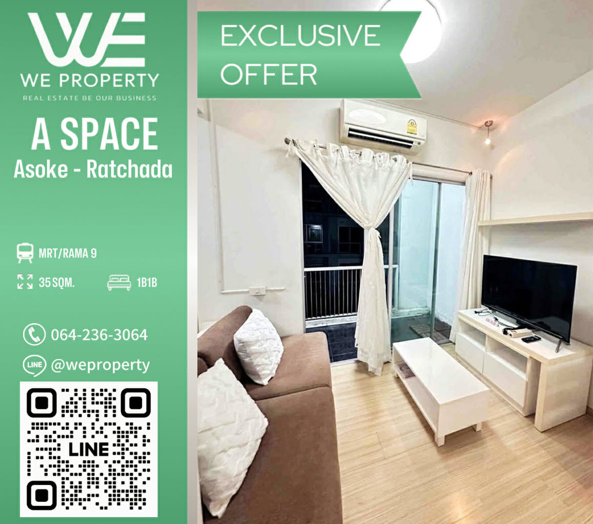 ห้องสวยวิวสระ ราคาดีที่สุด‼️⭐A Space Asoke - Ratchada (เอ สเปซ อโศก - รัชดา) ห้องสวยวิวสระ ราคาดีที่สุด‼️⭐A Space Asoke - Ratchada (เอ สเปซ อโศก - รัชดา)