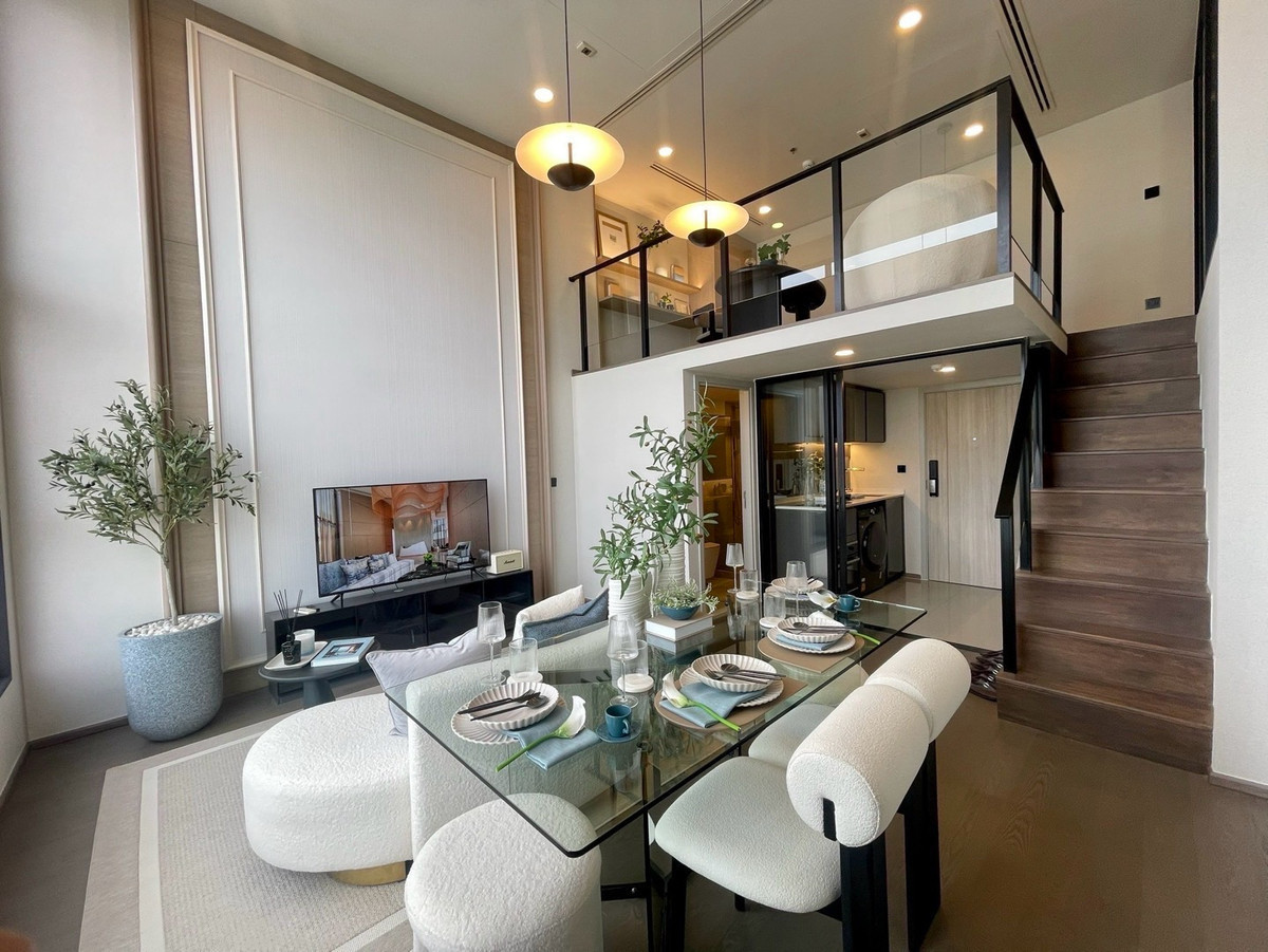 🏠✨ พาร์ค ออริจิ้น จุฬา-สามย่าน | ขายคอนโด 2 ห้องนอน Duplex (HBH-SI-102)