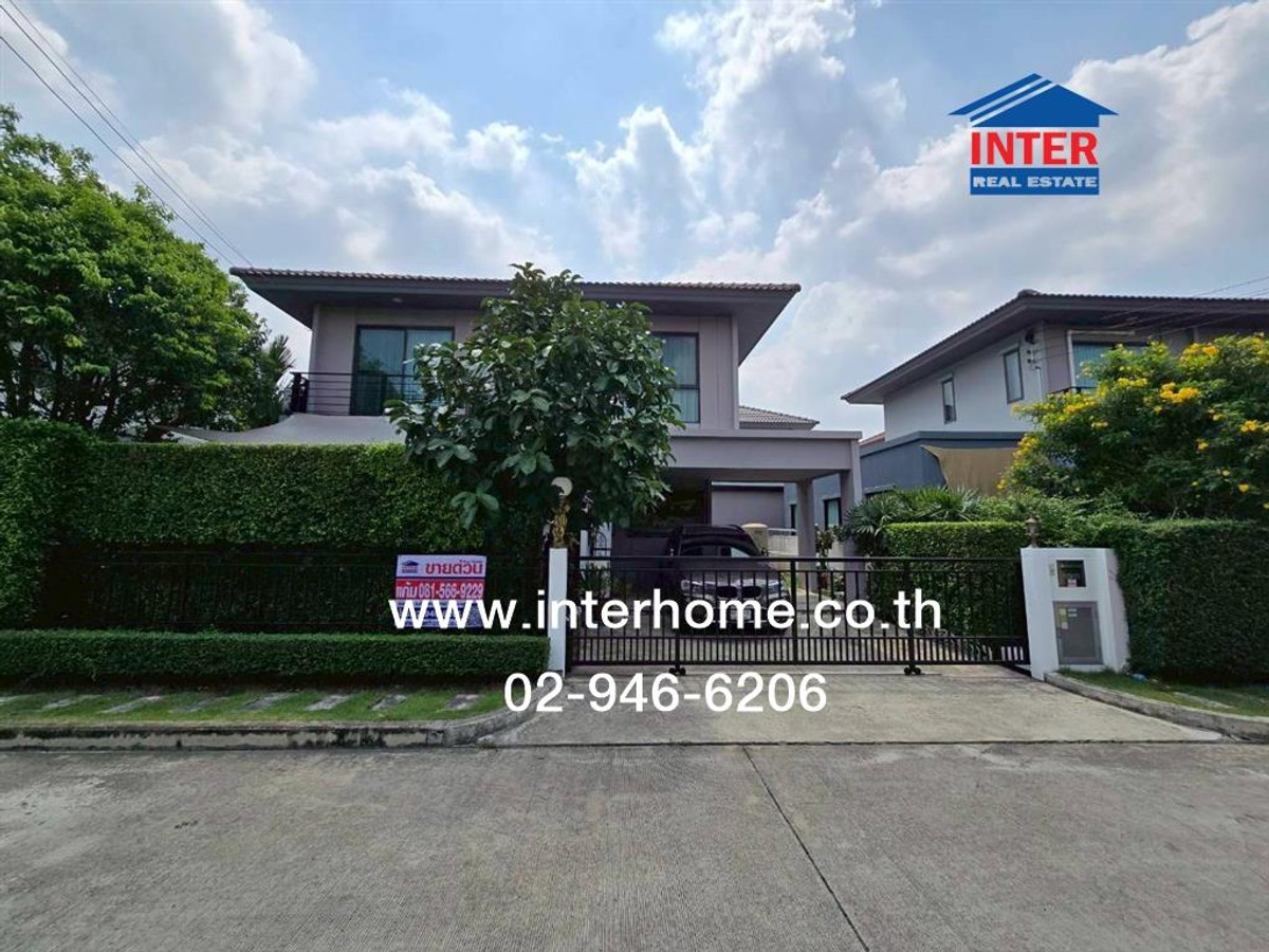 2-story detached house, 50.6 sq m., Pave Village, Ramintra - Wongwaen, Soi Kanchanaphisek 4. Ring Road-Ramintra Kanchanaphisek Road 4, Sai Mai District, Bangkok