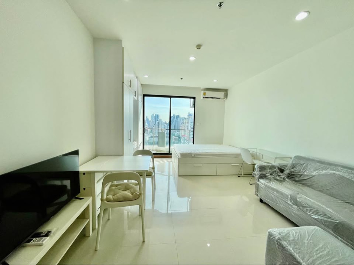 For Rent: Supalai Premier @ Asoke 1 bedroom, 1 bathroom, beautiful room, fully furnished. Ready to move in