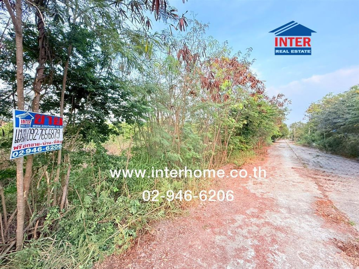 Empty land 200 sq m. Empty land, Pinthong Land Kaset Park. Enter the alley next to Sod Krok & Loft shop, Bang Len, Nakhon Pathom. – รูปที่ 3
