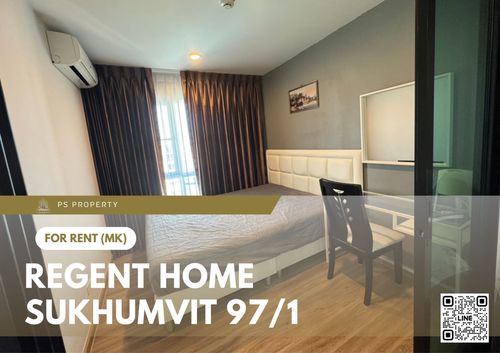 For rent ✨ Regent Home Sukhumvit 97/1 ✨ complete furniture and electrical appliances, near BTS Punnawithi.