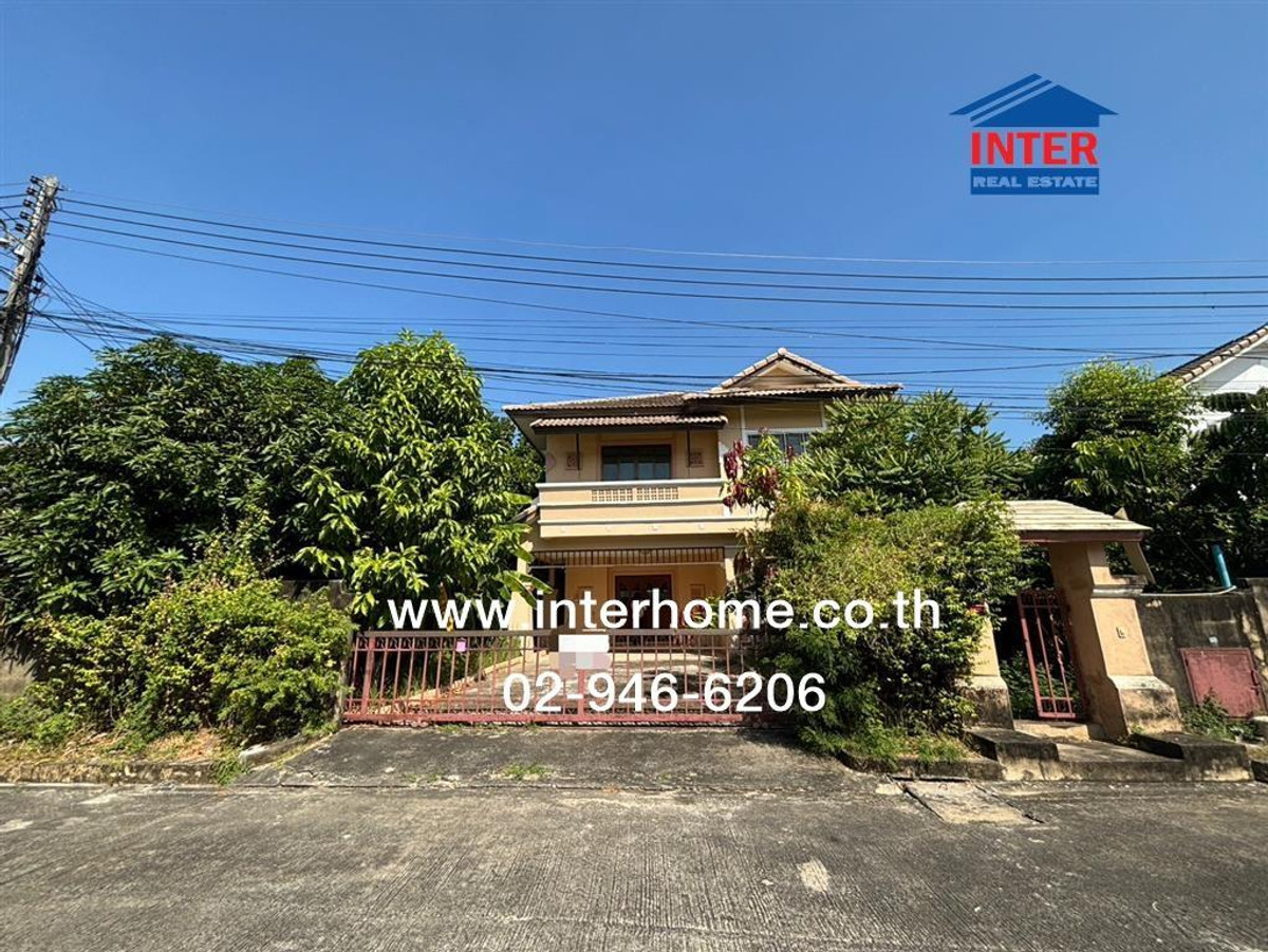 2-story detached house, 88 sq m, Discovery Bali Hai Village, Rangsit-Khlong 4, near Yaem Sa-at School. Rangsit-Nakhon Nayok Road Sawai Pracharat Road, Lam Luk Ka, Pathum Thani