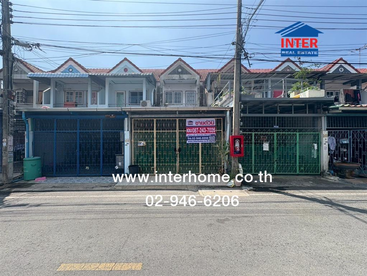 ทาวน์เฮ้าส์ 2 ชั้น 20 ตร.ว. หมู่บ้านเฟื่องฟ้า 9 เฟส 1 ซอยมังกร-นาคดี ถนนเทพารักษ์ ถนนแพรกษา เมืองสมุทรปราการ สมุทรปราการ