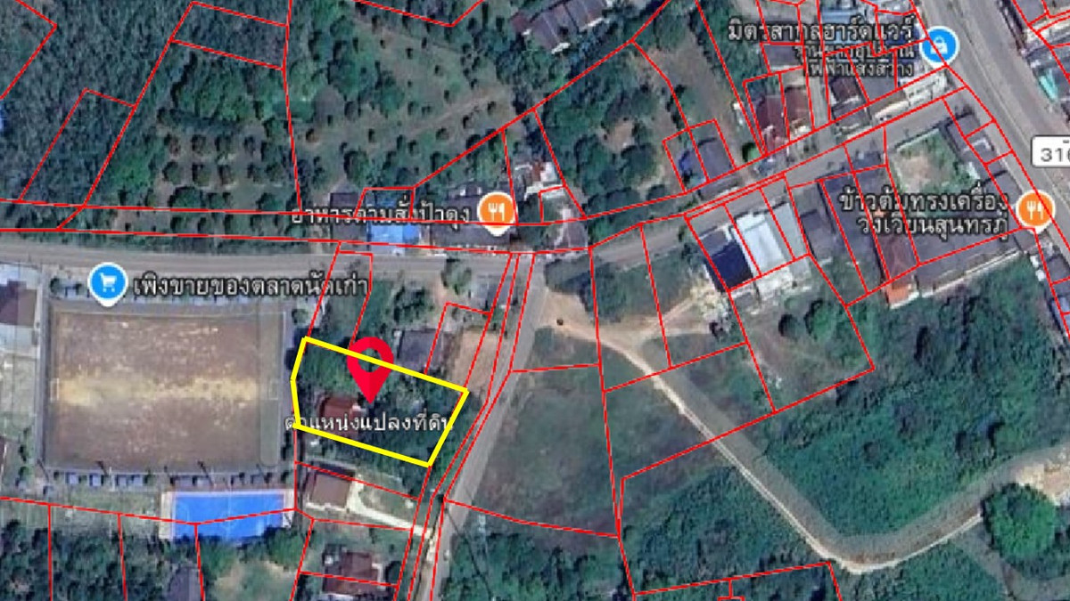 Land for sale with house 1-0-10 rai, Kram Subdistrict, Klaeng District, Rayong Province. – รูปที่ 3