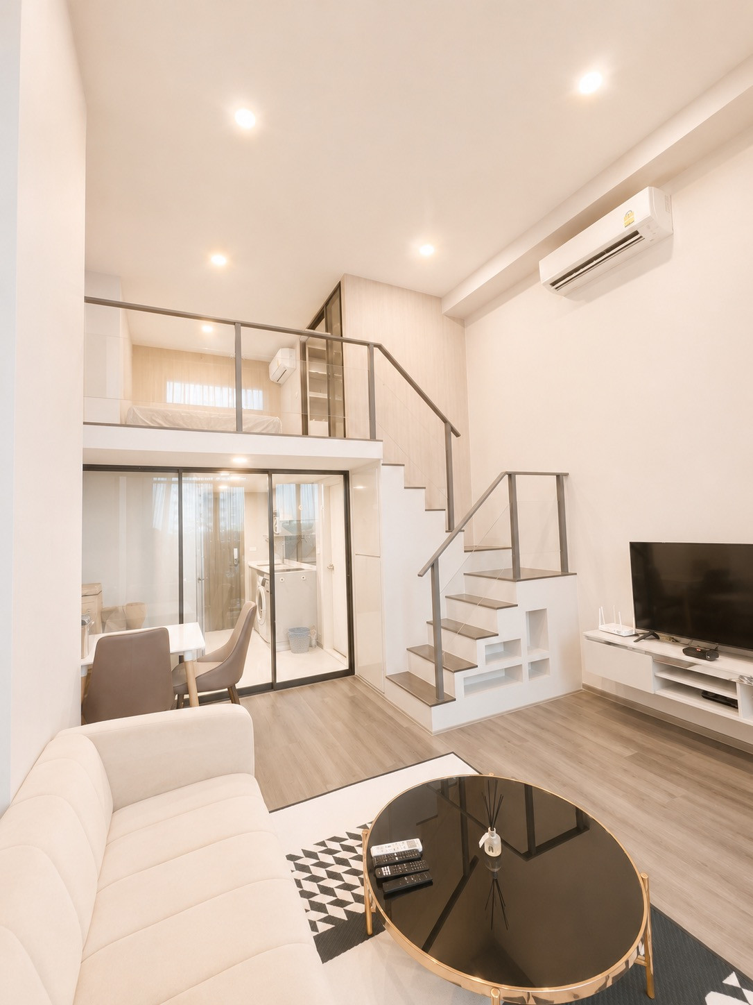 เช่า➖1 Bed Duplex ใกล้ MRT Rama9 – รูปที่ 4