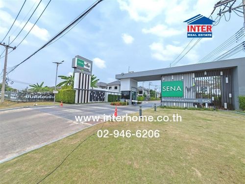 บ้านเดี่ยว 2 ชั้น 58 ตร.ว. หมู่บ้านเสนาวิลล์ บรมราชชนนี - สาย5 ซอยบางเตย5 ถนนบรมราชชนนี ถนนบางเตย สามพราน นครปฐม