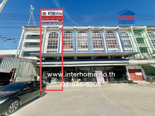 Commercial building, 4 floors, 16.5 sq m, Bang Bon Housing Village. Soi Monthat Ratchasri Phichit Bang Khun Thian Road Soi Monthat Ratchasri Phichit Road, Bang Bon District, Bangkok