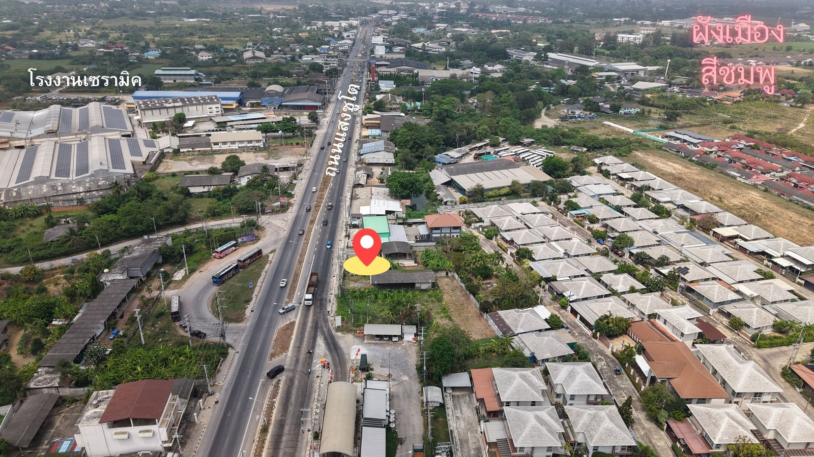 Land for Sale in Ban Pong, Ratchaburi | 172 sq.wah on Saeng Chuto Road | Cleared Land near Big C–Lotus’s – รูปที่ 4