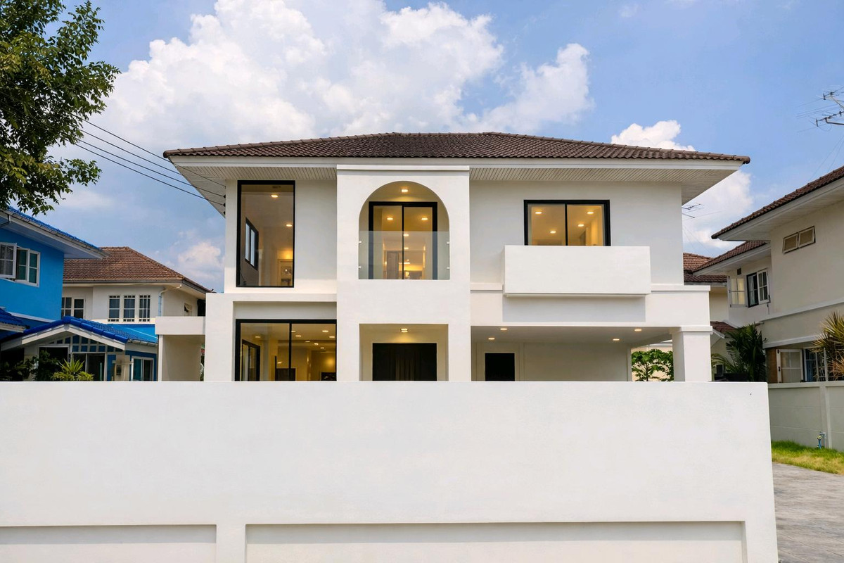 ☘️🍀✨️Single house completely renovated! Modern Minimal style | 4 bedrooms, 4 bathrooms | Perfect Place Village, Rattanathibet | 80 sq m 🍀☘️ ☘️🍀✨️Single house completely renovated! Modern Minimal style | 4 bedrooms, 4 bathrooms | Perfect Place Village, Rattanathibet | 80 sq m 🍀☘️