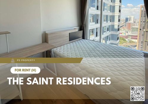 ให้เช่า ✨ The Saint Residences ✨ เฟอร์นิเจอร์ และ เครื่องใช้ไฟฟ้าครบ ใกล้ BTS ห้าแยกลาดพร้าว