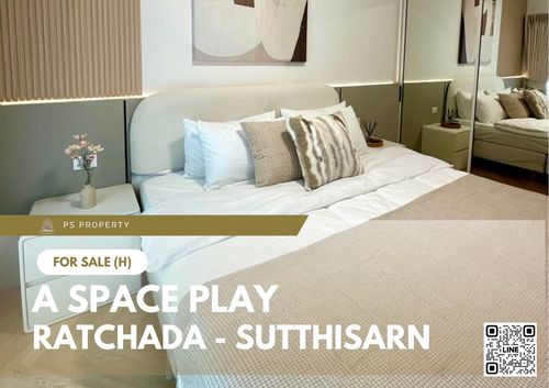 ขายด่วน 📍 A Space Play Ratchada - Sutthisarn 📍 วิวสระว่ายน้ำ รีโนเวทใหม่หมด ใกล้ MRT สุทธิสาร