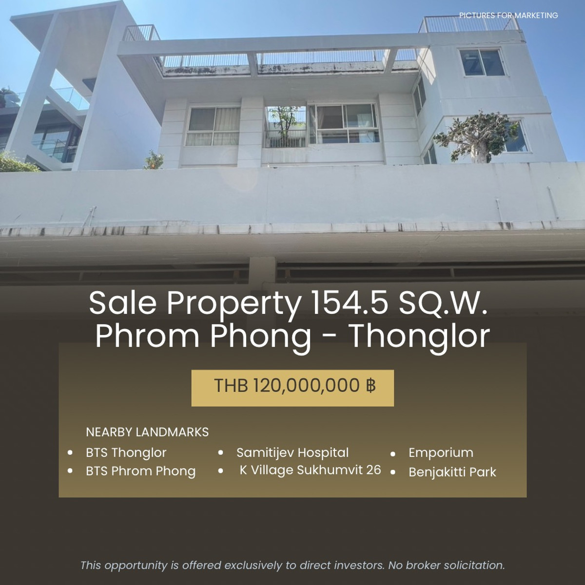 ขายบ้านเดี่ยว 154.5 ตารางวา 6 ชั้น มีลิฟต์ ซอยสุขุมวิท (เลขคู่) แขวงคลองเตย เขตคลองเตย กรุงเทพมหานคร 10110 ขายบ้านเดี่ยว 154.5 ตารางวา 6 ชั้น มีลิฟต์ ซอยสุขุมวิท (เลขคู่) แขวงคลองเตย เขตคลองเตย กรุงเทพมหานคร 10110