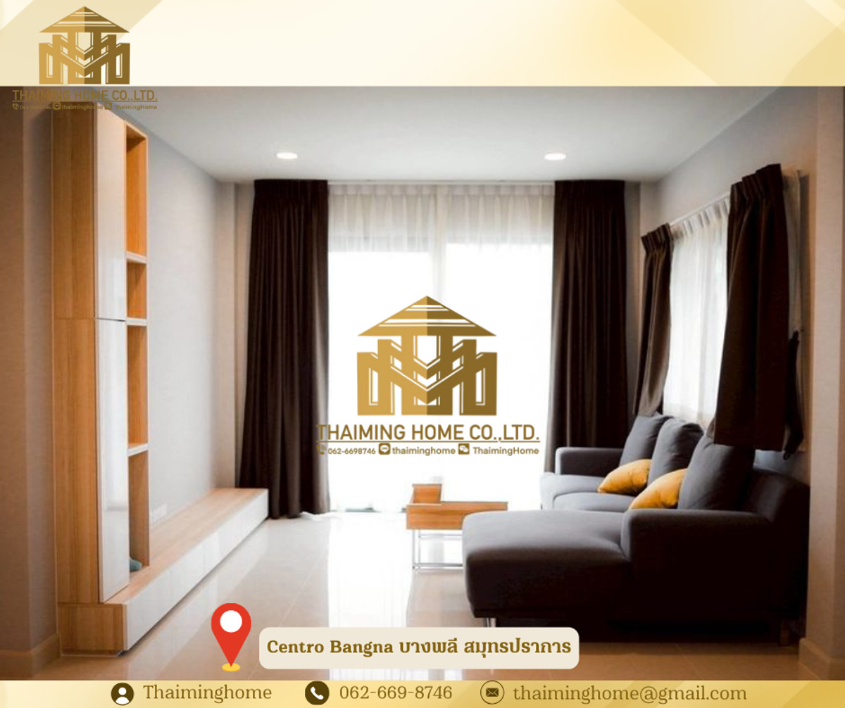 ให้เช่าบ้าน Centro Bangna ขนาด 164 ตร.ม. บางพลี สมุทรปราการ  – รูปที่ 2