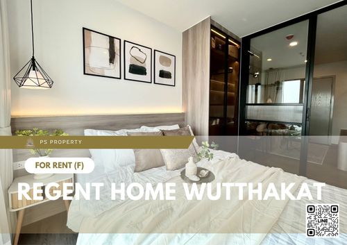 ให้เช่า 📍 Regent Home Wutthakat 📍 เฟอร์นิเจอร์ และ เครื่องใช้ไฟฟ้าครบ ใกล้ BTS วุฒากาศ