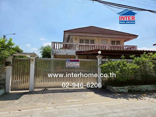 2-story detached house, 70 sq m, Narongsukniwet Village, Soi Nonthaburi 6, Bypass Road, Nonthaburi. Ratchaphruek-Nonthaburi Road, Mueang Nonthaburi, Nonthaburi