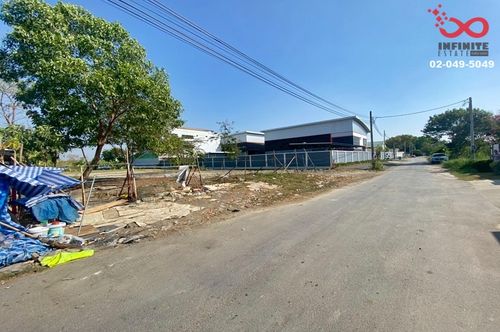 Land for sale, 346 sq m., already filled. Chaloem Phrakiat Rama 9 - Kanchanaphisek Prawet, near Suvarnabhumi Airport