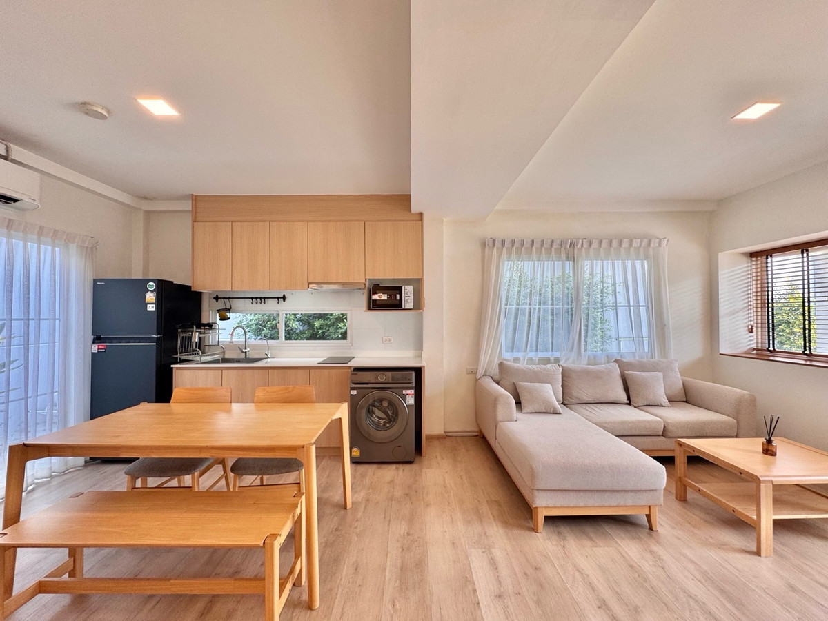 💥ForRent💥Indy2 Bangna Ramkhamhang2 🏡 Near Mega Bangna ‼️Corner House ⭐️ Private Garden 🌳 Ready to move in ‼️  Fully Furnished ✨
