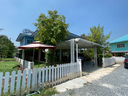 95306 - ขาย บ้านสวนริมแม่น้ำ บรรยากาศรีสอร์ท พร้อมเข้าอยู่ได้เลย ริมแม่น้ำน้อย เสนา อยุธยา