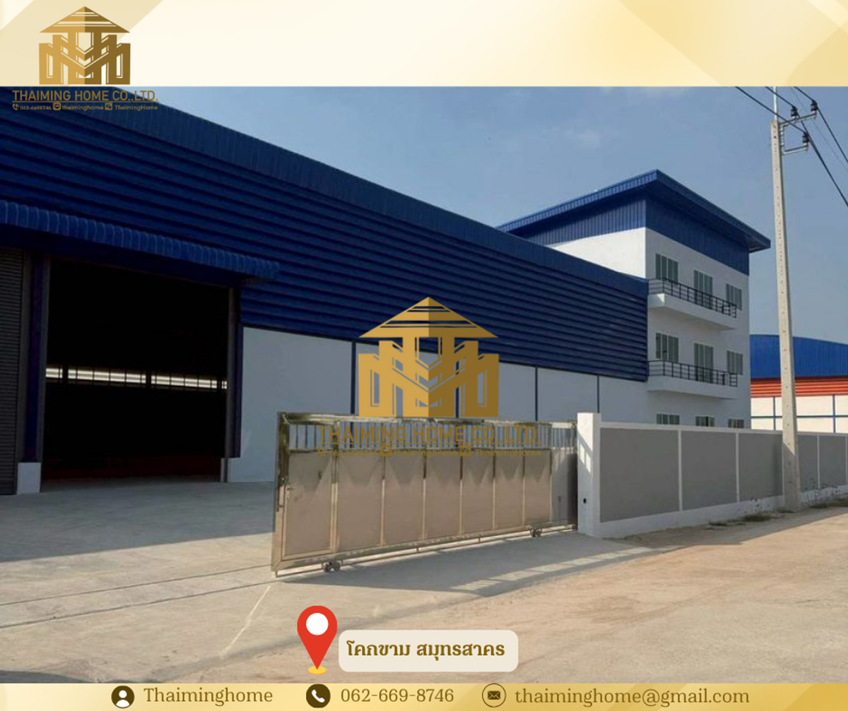 Warehouse/Factory for Rent, 2,500 sq.m., Khok Kham, Samut Sakhon – รูปที่ 4