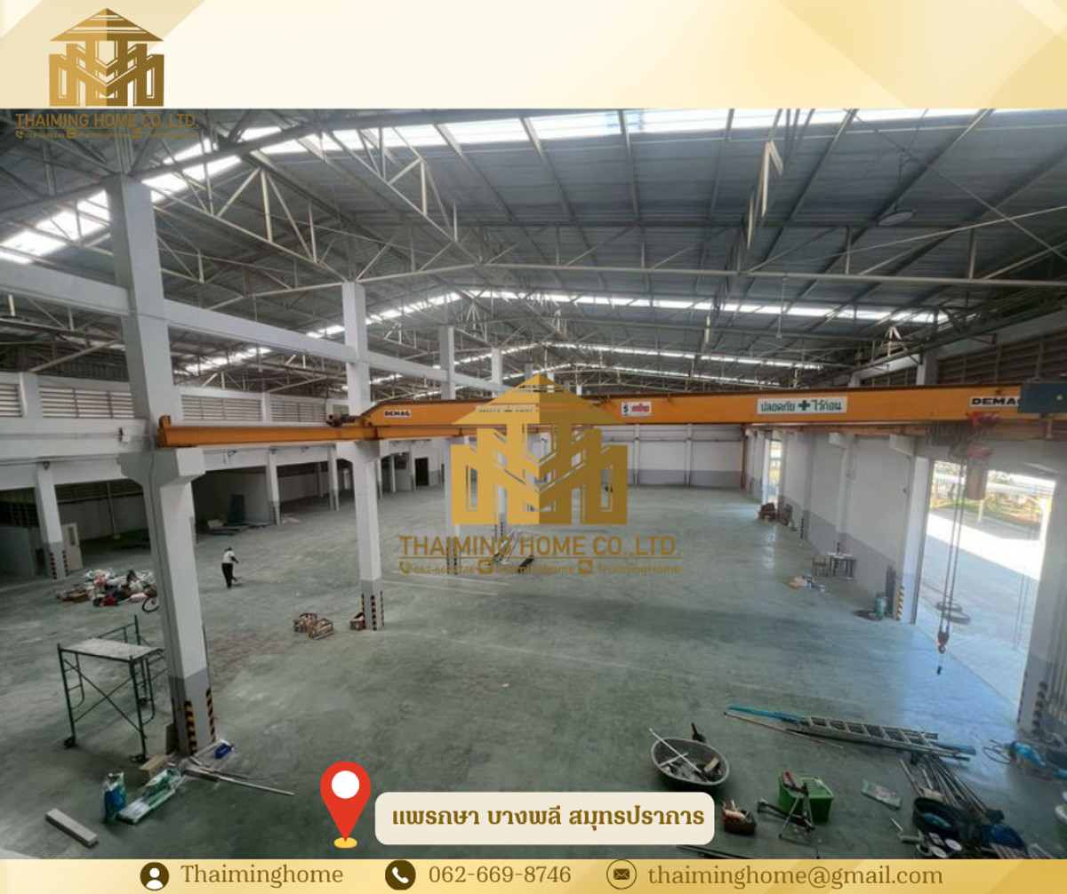 โรงงาน/โกดังให้เช่า ขนาด2,670 ตรม. แพรกษา บางพลี สมุทรปราการ – รูปที่ 3