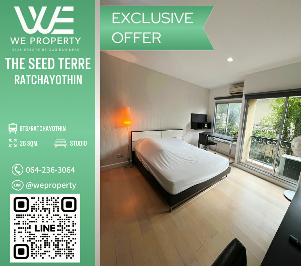 ห้องมุมสวยทำเลดี เฟอร์ฯครบราคาดีที่สุดในโครงการ!!⭐The Seed Terre Ratchayothin (เดอะซี้ด เตร์เร่ รัชโยธิน) ห้องมุมสวยทำเลดี เฟอร์ฯครบราคาดีที่สุดในโครงการ!!⭐The Seed Terre Ratchayothin (เดอะซี้ด เตร์เร่ รัชโยธิน)