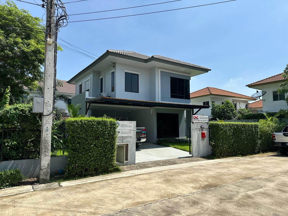 2-story detached house for sale, corner unit, Delight Village, Bangna-Srinakarin (Soi Amphon). – รูปที่ 2