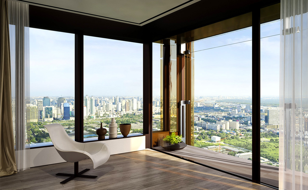 Luxury Freehold Langsuan  วิวสวนลุมพินี – รูปที่ 2
