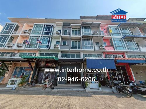 Commercial building, 3.5 floors, 16 sq m, Busara Village, Phetkasem 81, Soi Phetkasem 81 (Soi Macharoen), Phetkasem Road, Macharoen Road, Nong Khaem District, Bangkok