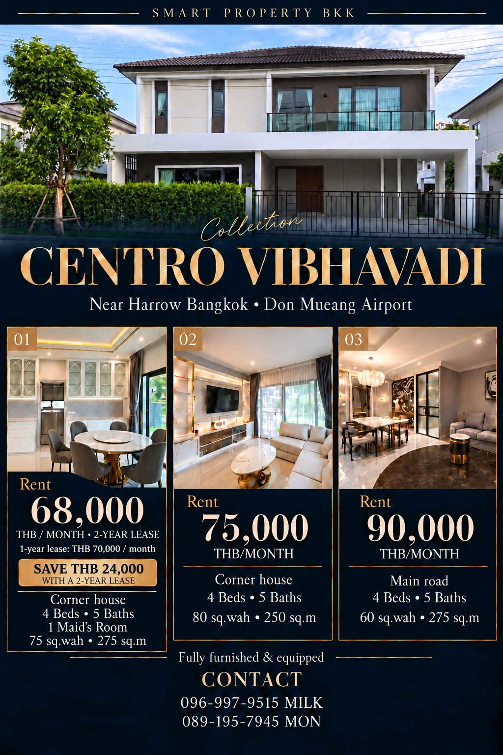 Salila🚩Centro Vibhavadi for rent just 10mins to Harrow Bangkok Salila🚩Centro Vibhavadi for rent just 10mins to Harrow Bangkok