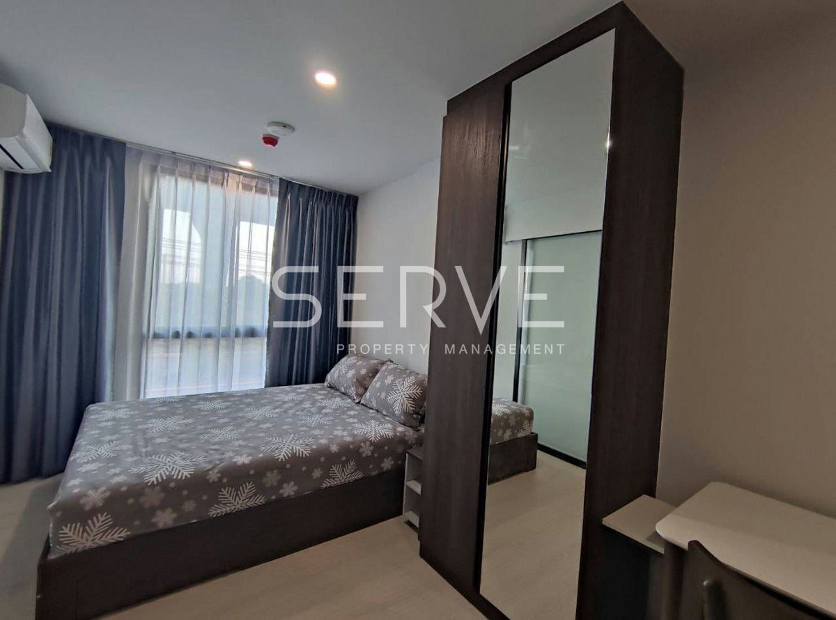 Studio 23 sq.m. Closed Kitchen New Condo Good Location BTS Khu Khot 120 m. at Nue Cross Khu Khot Station Condo / For Rent