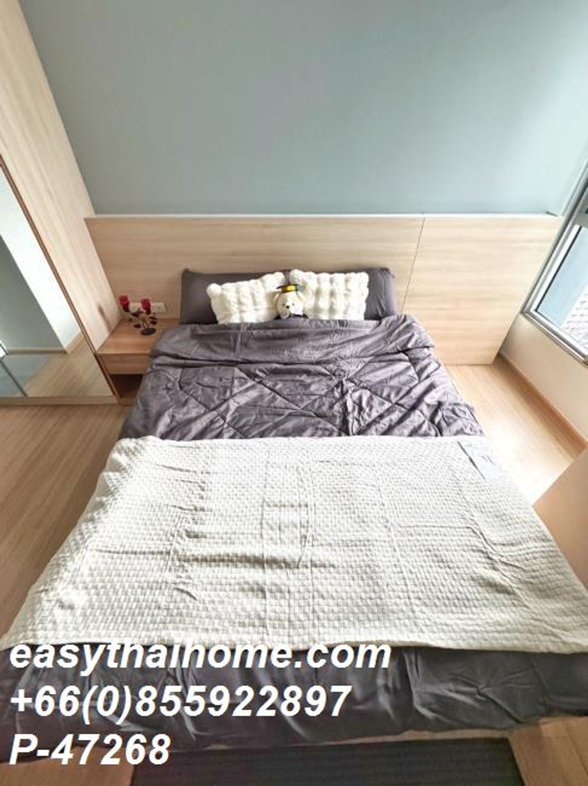P-47268 วิวเมืองสวย! ริทึ่ม สุขุมวิท 50 1 นอน ใกล้ BTS อ่อนนุช ราคาดี! | Line Id @easythaihome | 085-592-2897 – รูปที่ 3
