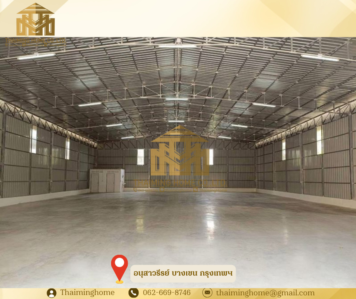 Brand new warehouse for rent in Bangkok, Ramintra area, 504 sq m – รูปที่ 4