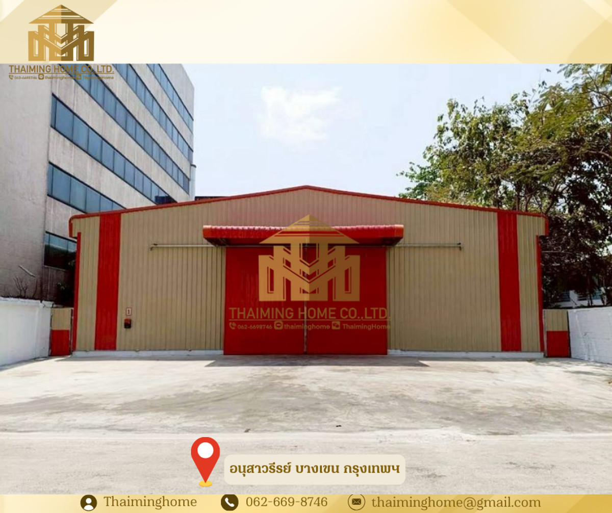 Brand new warehouse for rent in Bangkok, Ramintra area, 504 sq m – รูปที่ 2