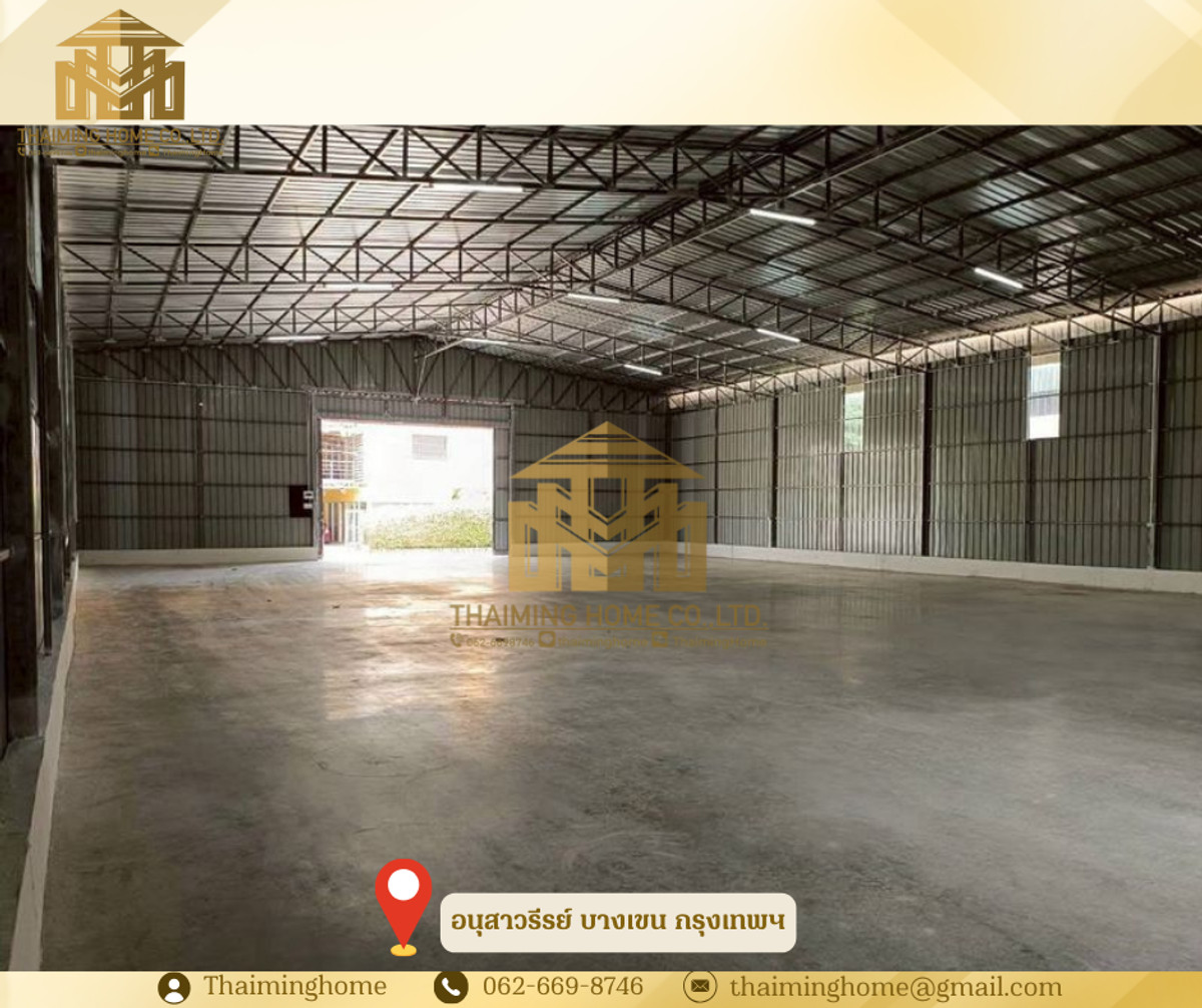 Brand new warehouse for rent in Bangkok, Ramintra area, 504 sq m – รูปที่ 3