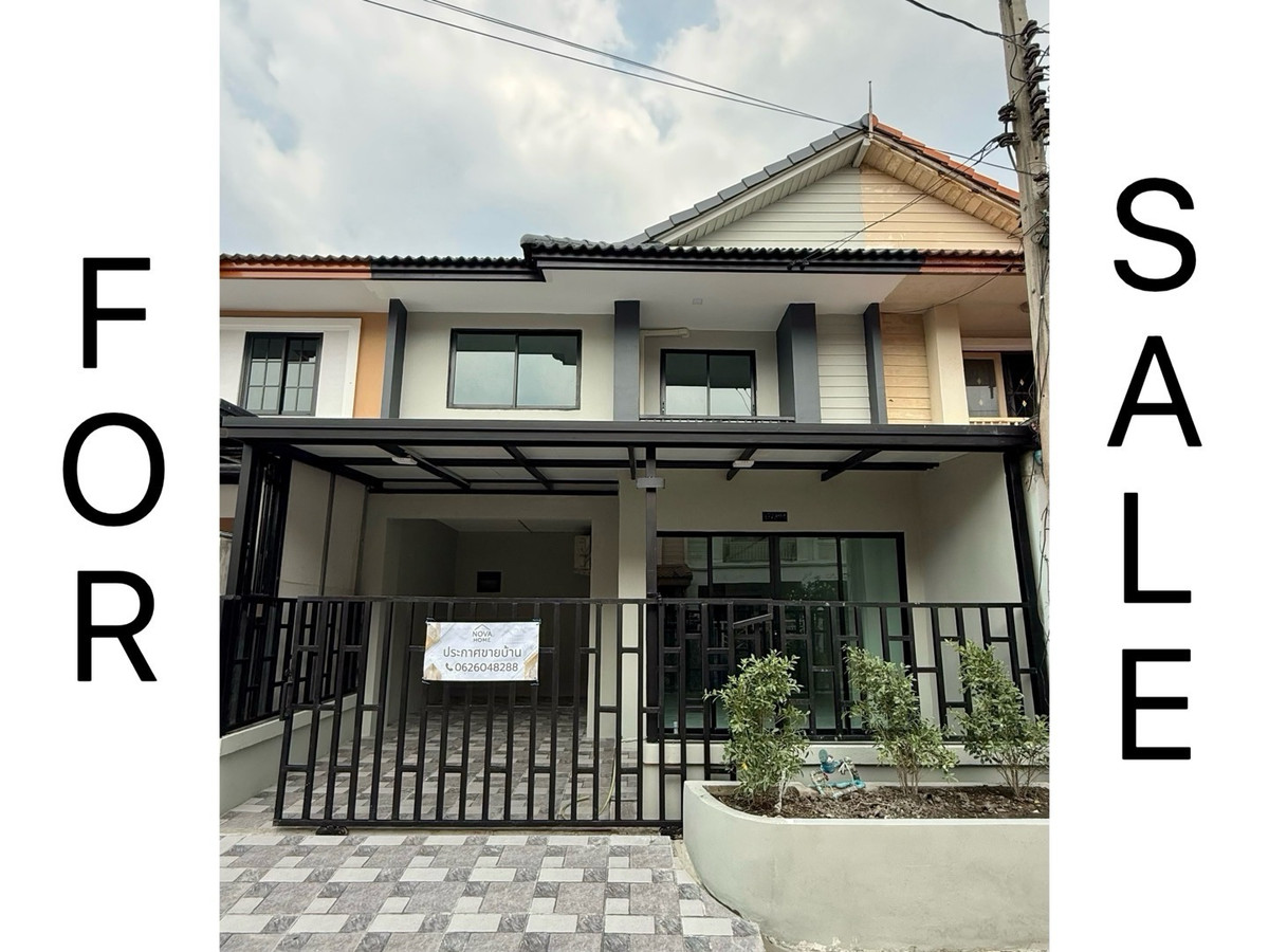 🏠  หมู่บ้านพฤกษา 10 ไทรน้อย ซอย35 | รีโนเวทใหม่ทั้งหลัง พร้อมเข้าอยู่! 3 ห้องนอน | 2 ห้องน้ำ ติดถนนใหญ่ ติดตั้งแอร์ให้ใหม่ 2 ตัว