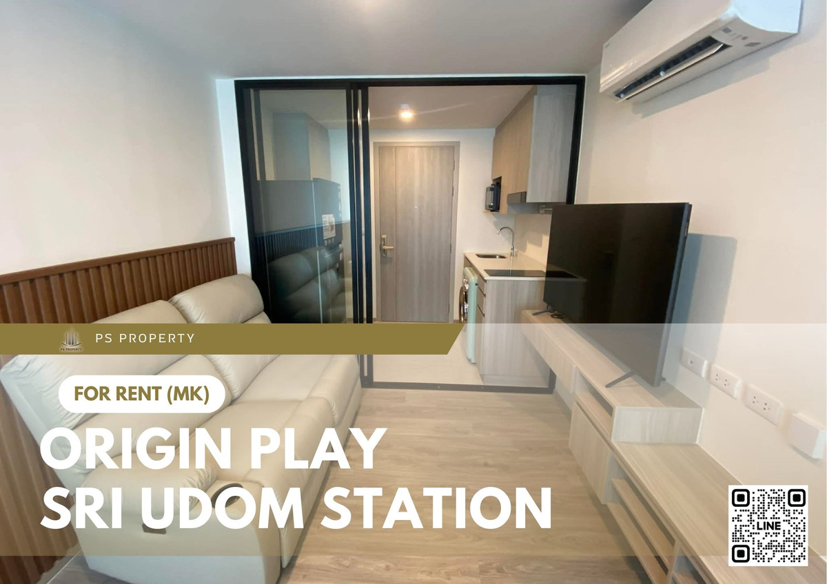 ให้เช่า 📍 Origin Play Sri Udom Station 📍 pet friendly 🐈 เฟอร์นิเจอร์ และ เครื่องใช้ไฟฟ้าครบ ให้เช่า 📍 Origin Play Sri Udom Station 📍 pet friendly 🐈 เฟอร์นิเจอร์ และ เครื่องใช้ไฟฟ้าครบ