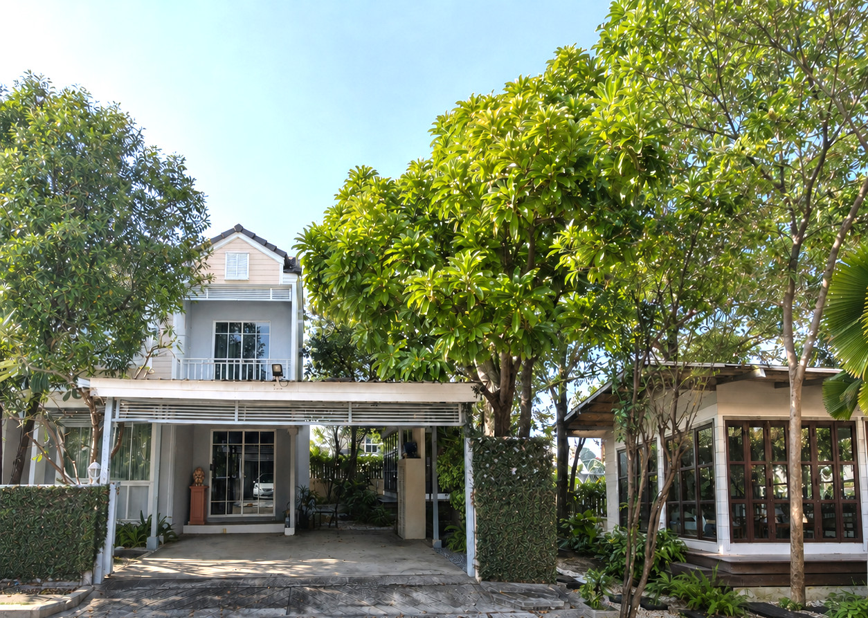 Selling cheap! Single house 56 sq m. Tiwanon-Pak Kret. (Next to the Chao Phraya River) Resort atmosphere With separate pavilion Selling cheap! Single house 56 sq m. Tiwanon-Pak Kret. (Next to the Chao Phraya River) Resort atmosphere With separate pavilion