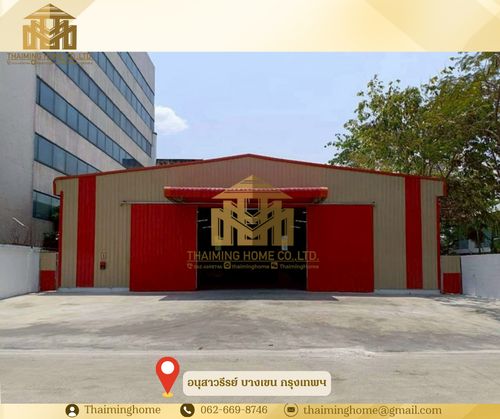 Brand new warehouse for rent in Bangkok, Ramintra area, 504 sq m