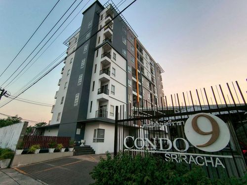 ขายคอนโด Condo 9 Sriracha ห้องมุม แต่งใหม่ ใกล้ตัวเมืองศรีราชา