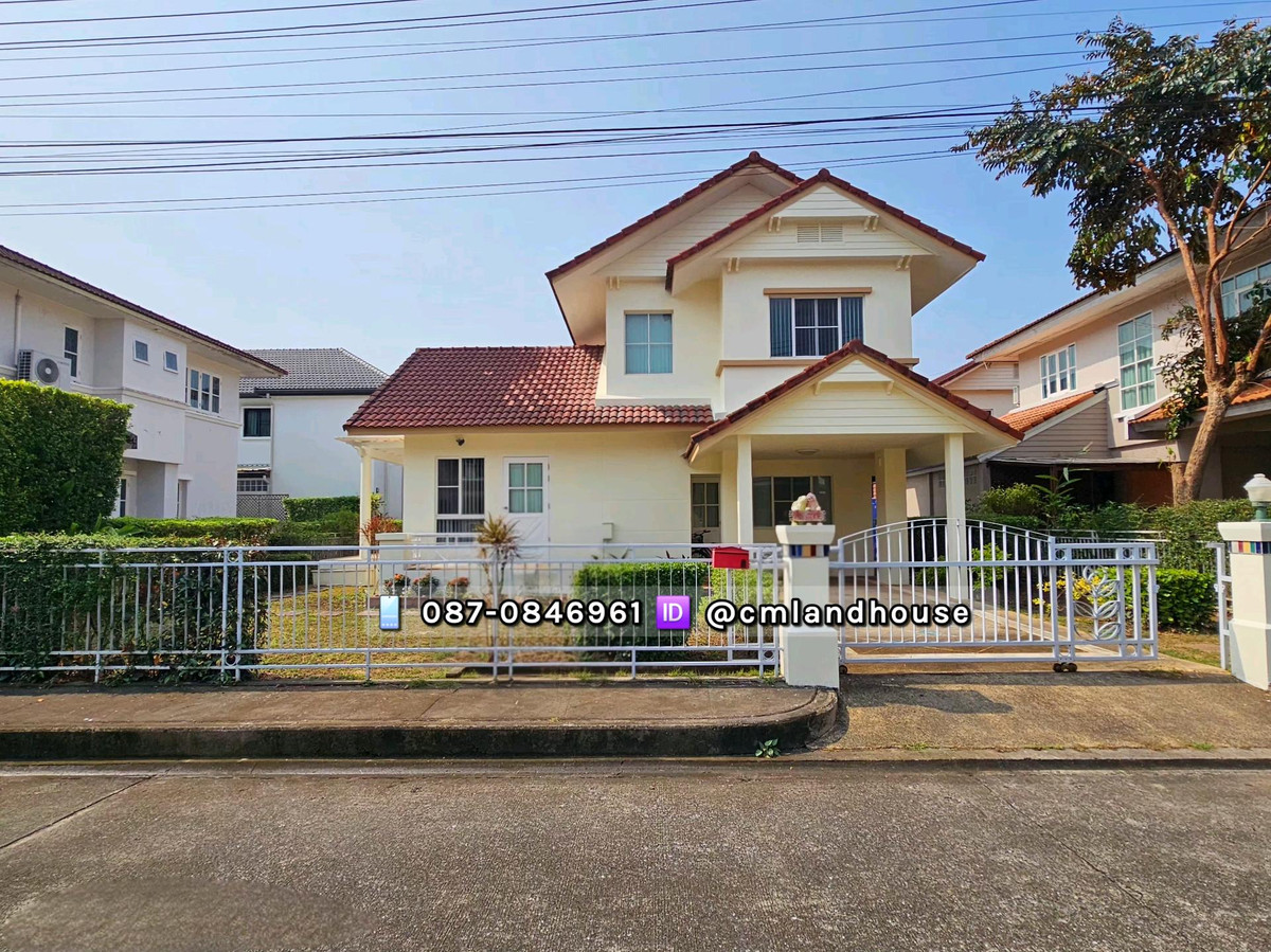 บ้านสวย 72 ตรว. ในโครงการแลนด์แอนด์เฮ้าส์สันทราย ใกล้แยกหนองจ๊อม 2 กม. ใกล้รวมโชค 5 กม. ใกล้เมือง 6 กม. โครงการมีสโมสร สระว่ายน้ำ ฟิตเนส – รูปที่ 2