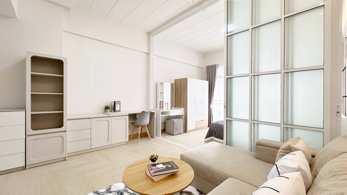 >>ฝักข้าวโพด<< ชั้นสูง วิวดี โรแมนติกได้ทุกคืน แถมใกล้รถไฟฟ้าสายสีเหลือง , เดอะ มอลล์บางกะปิ เฟอร์ครบ ตัวเปล่าก็เข้าอยู่ได้เลย !? – รูปที่ 4