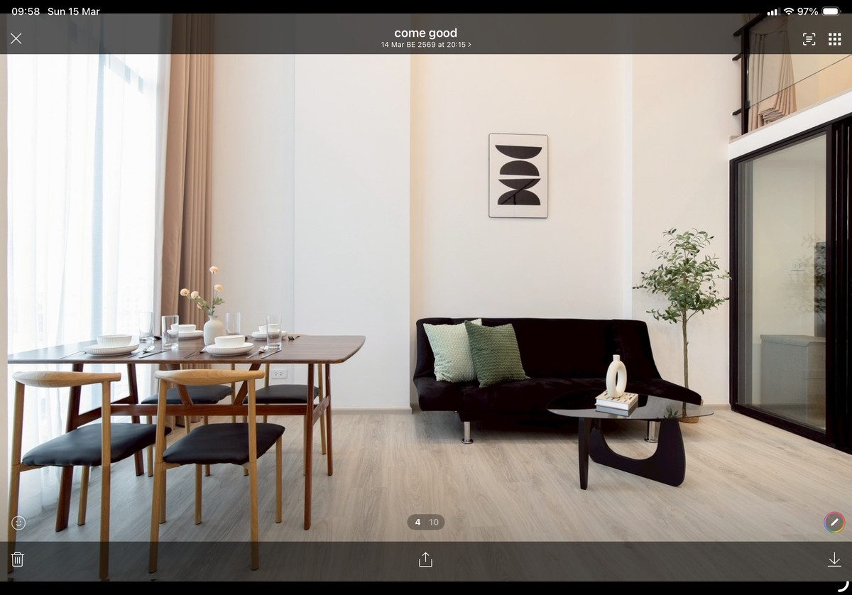คอนโดใหม่ห้อง 2ชั้น(ดูเพล็กซ์) ใกล้รถไฟฟ้าสถานีสายหยุด และถนนตัดใหม่สะพานใหม่-ดอนเมือง – รูปที่ 4