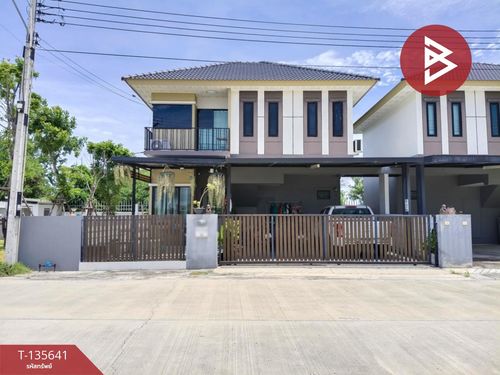 Semi-detached house for sale, M Village, Bang Pakong, Chachoengsao.