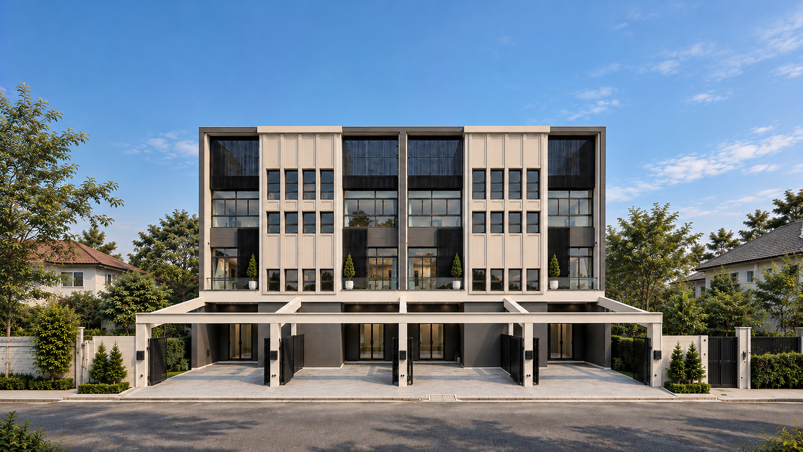 Luxury townhome, Ramintra 39, only 4 private units, close to the Pink Line and expressway*