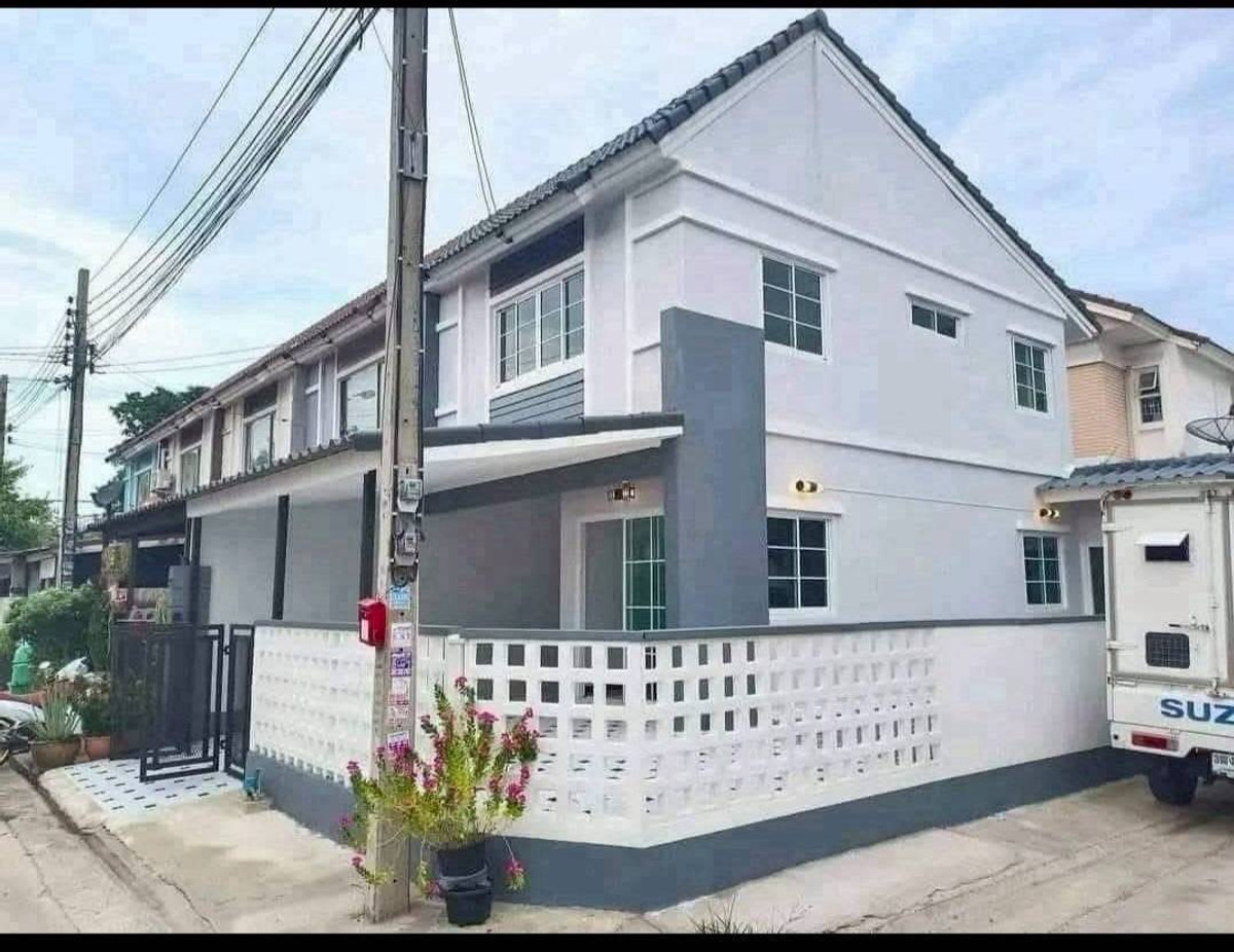 Pruksa Village 45 for sale, outside corner house, area 27 sq m, full loan available. ✨Apply for a bank loan for free✨ – รูปที่ 3