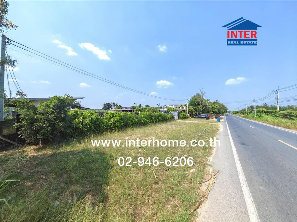 Land + 1-story detached house, 2 rai 364 sq m. Land + house near the Beef Cattle Cooperative, Kamphaeng Saen, near Bang Chak gas station. Pathum Thani-Bang Len Road Highway3007 Road, Kamphaeng Saen, Nakhon Pathom – รูปที่ 2