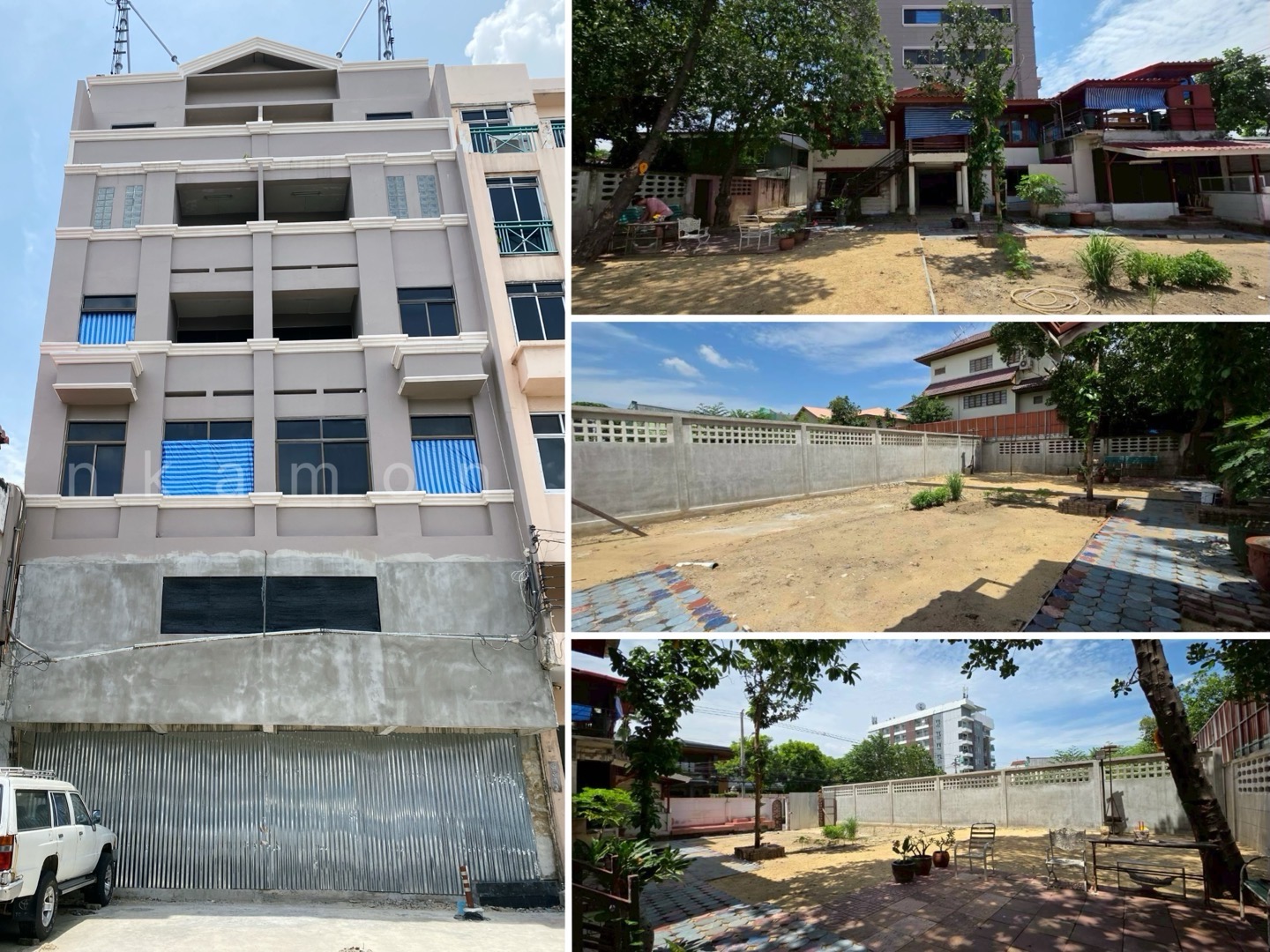 ขาย - อาคารพาณิชย์ 5 ชั้น 2 คูหา พร้อมที่ดิน โซนพระราม 9 – สุทธิสาร – ห้วยขวาง